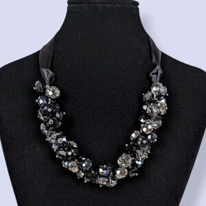 Ali Khan Dark Crystal Cluster Necklace